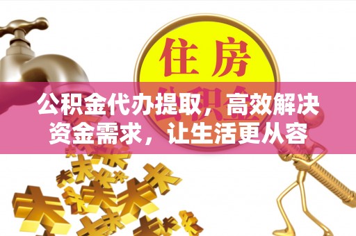 灵宝公积金代办提取，高效解决资金需求，让生活更从容