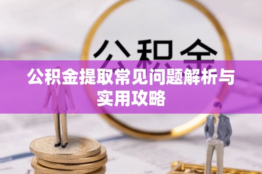 灵宝公积金提取常见问题解析与实用攻略