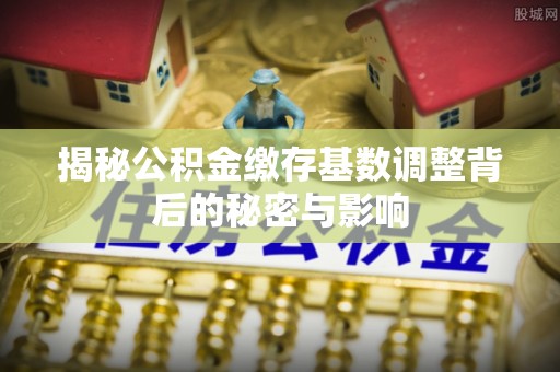灵宝揭秘公积金缴存基数调整背后的秘密与影响