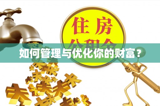 灵宝如何管理与优化你的财富？