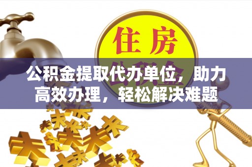灵宝公积金提取代办单位，助力高效办理，轻松解决难题