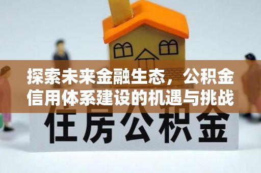 灵宝探索未来金融生态，公积金信用体系建设的机遇与挑战