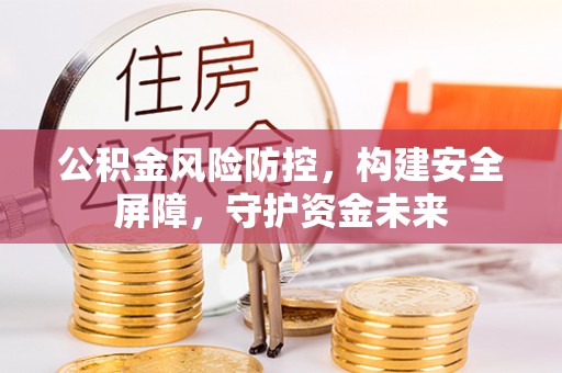 灵宝公积金风险防控，构建安全屏障，守护资金未来